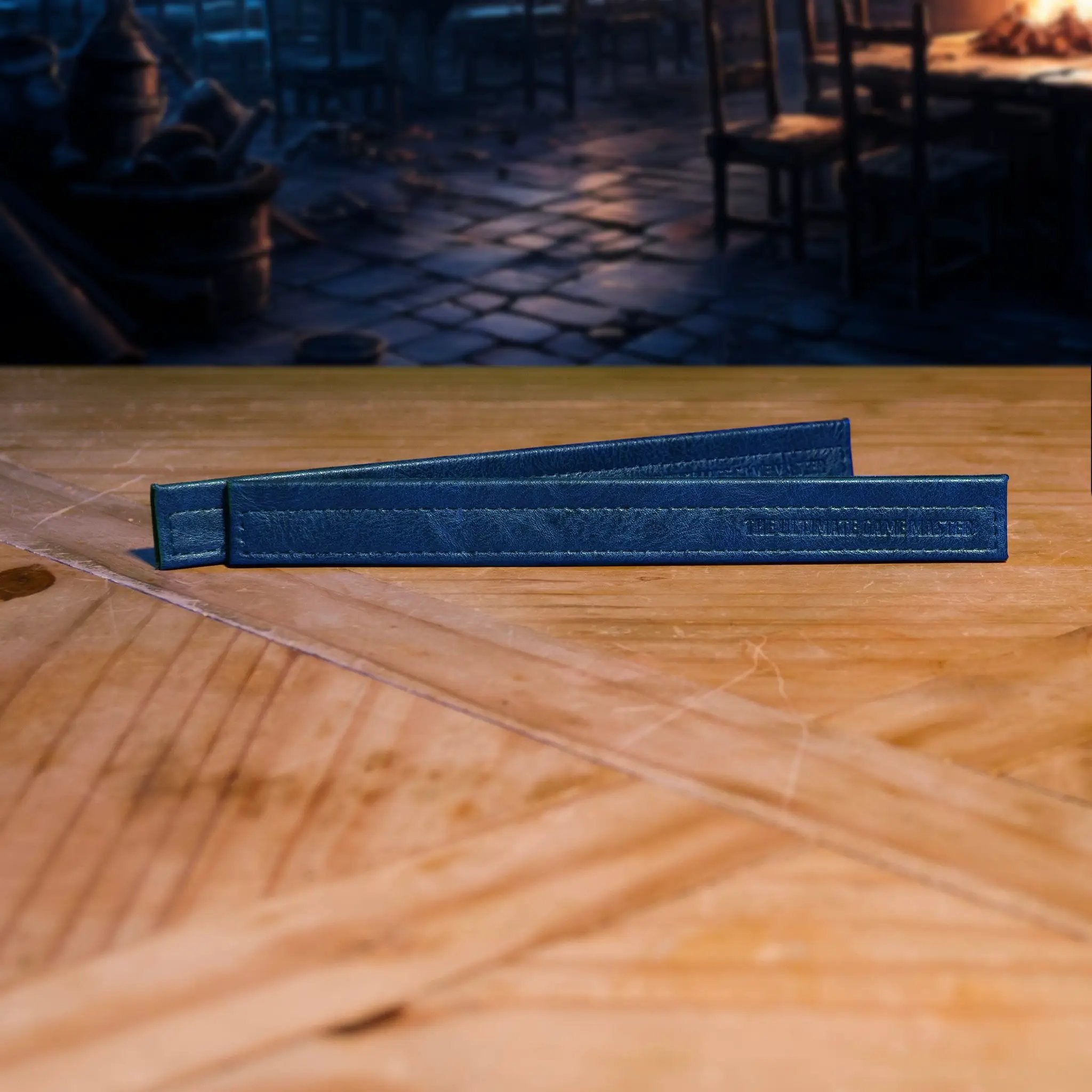 Brown magnetic bar set for screen extension hardware by The Ultimate Game Master, designed to secure game master screens.