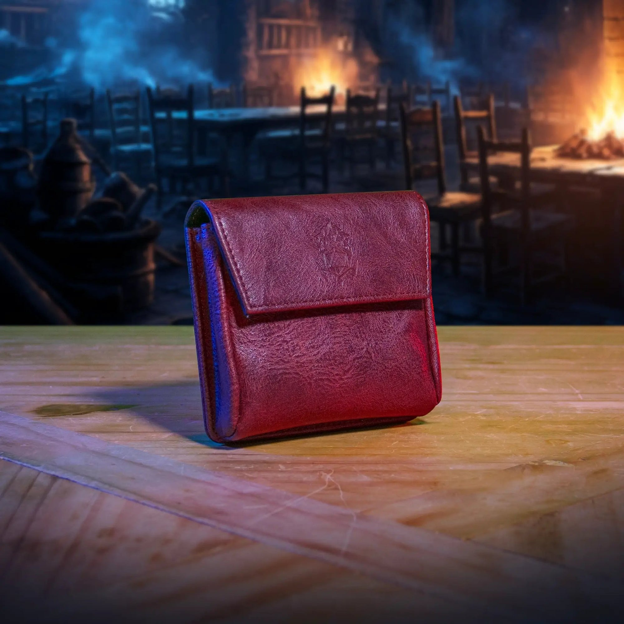 Small magnetic pouch by The Ultimate Game Master for storing DM screen accessories and dice, compact and convenient.
