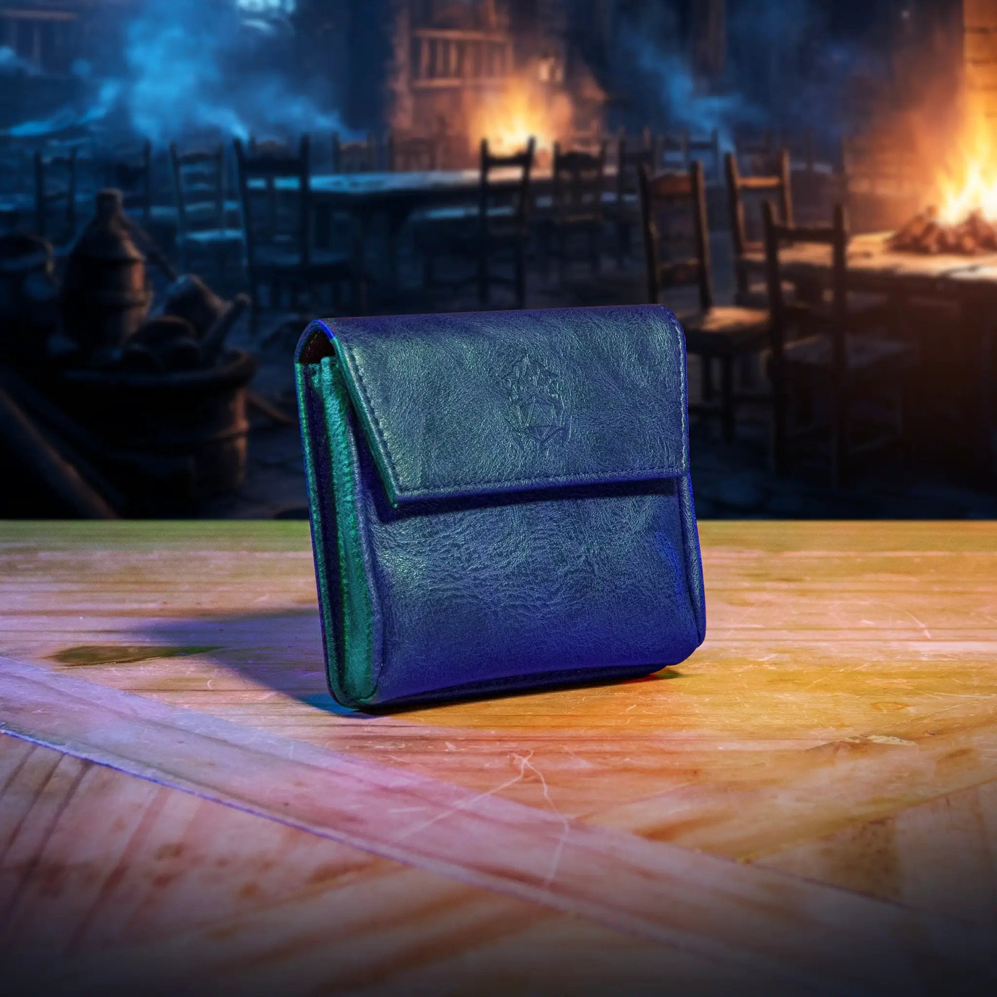 Small magnetic pouch by The Ultimate Game Master for storing DM screen accessories and dice, compact and practical.
