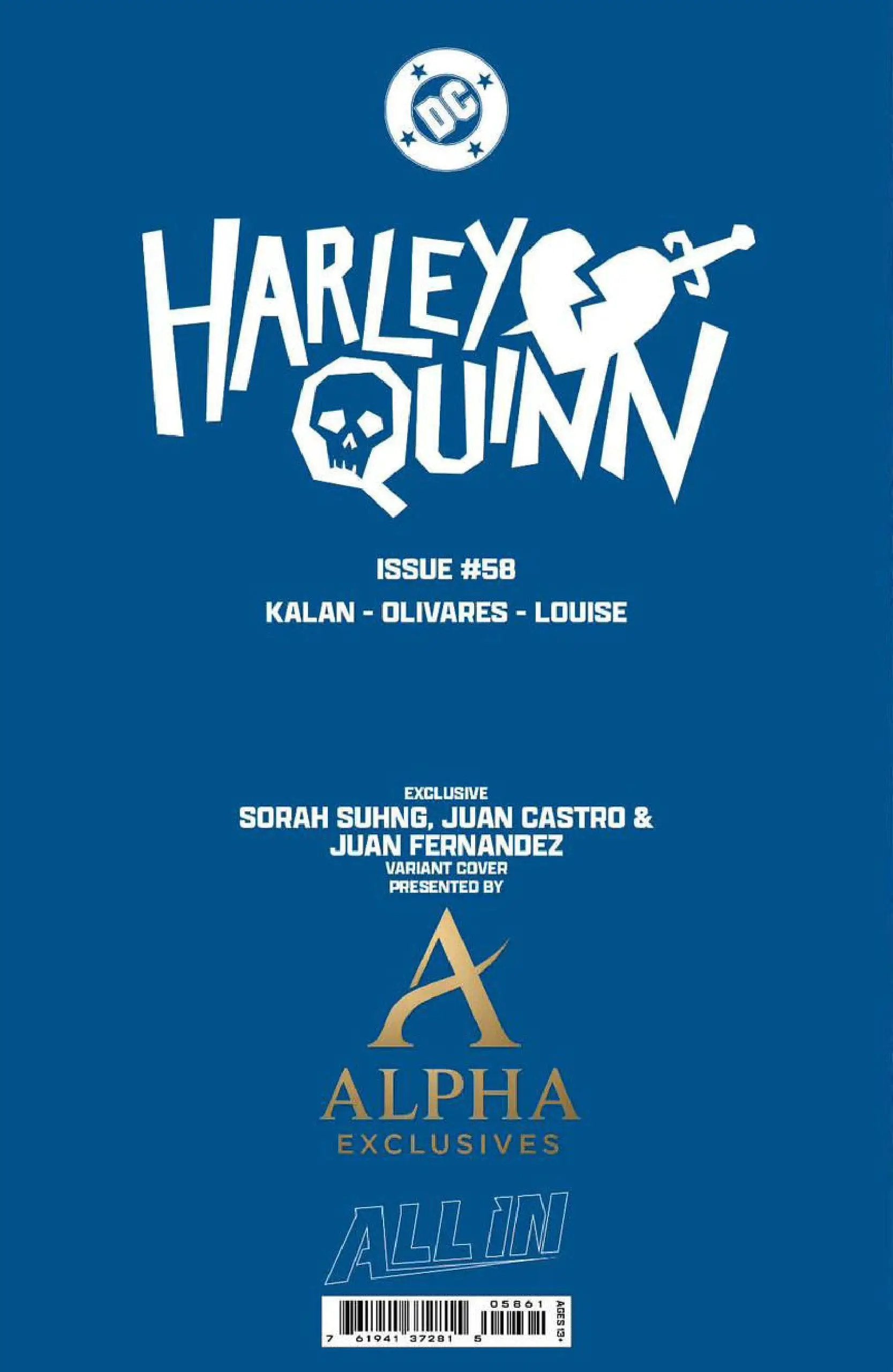 Harley Quinn #58 Sorah Suhng Exclusive Var (01/28/2026) by Unknown Comic Books