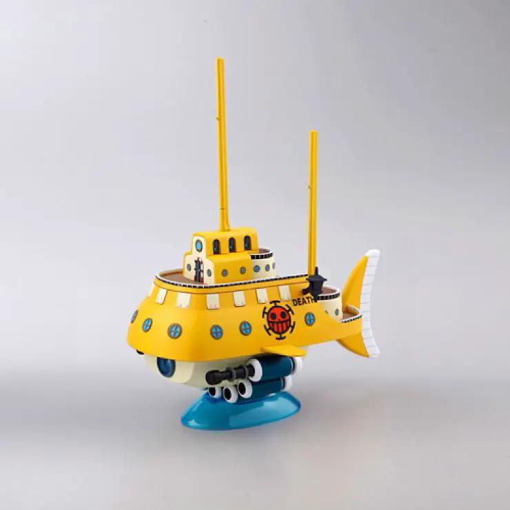 Traflagar Law's submarine model from One Piece Grand Ship Collection, detailed toy figure with vibrant colors and intricate design.