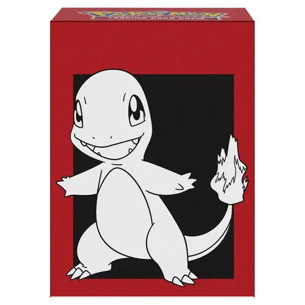 Full view of a Pokémon Charmander deck box by THE MIGHTY HOBBY SHOP, showcasing vibrant character artwork and sturdy design.