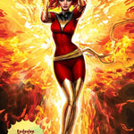 Unknown Comic Books Phoenix #4 comic book with vibrant foil cover, featuring exclusive artwork by Nathan Szerdy for NYCC 2024.