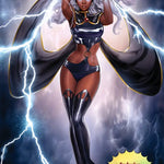 Foil comic book featuring Storm #2 from Unknown Comics, Nathan Szerdy exclusive virgin variant, with vibrant cover art.