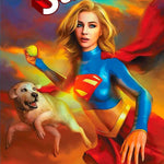Comic book cover for "Summer of Supergirl Special #1" by Unknown Comic Books, featuring Supergirl in a dynamic pose.