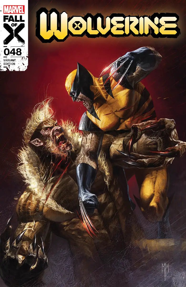 Wolverine #48 comic book from Unknown Comic Books, Marco Mastrazzo exclusive variant, featuring Wolverine artwork and detailed cover art.
