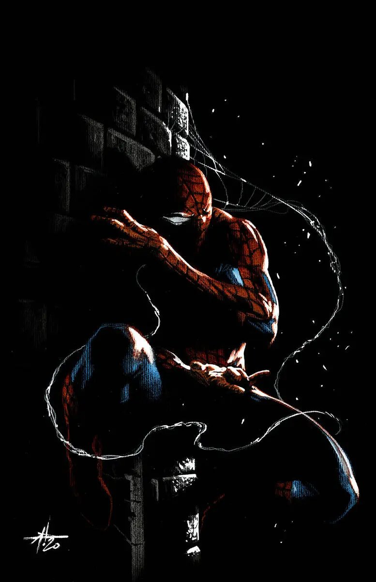 Comic book cover of Amazing Spider-Man #74, Gabriel Dell'Otto Virgin Variant, exclusive comic from Unknown Comic Books.
