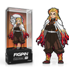 FiGPiN Demon Slayer Kyojuro Rengoku collectible pin from THE MIGHTY HOBBY SHOP, featuring detailed character design on a white background.