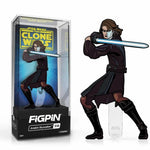 Enamel pin of Anakin Skywalker from Star Wars Clone Wars, featuring detailed artwork and vibrant colors, by THE MIGHTY HOBBY SHOP.