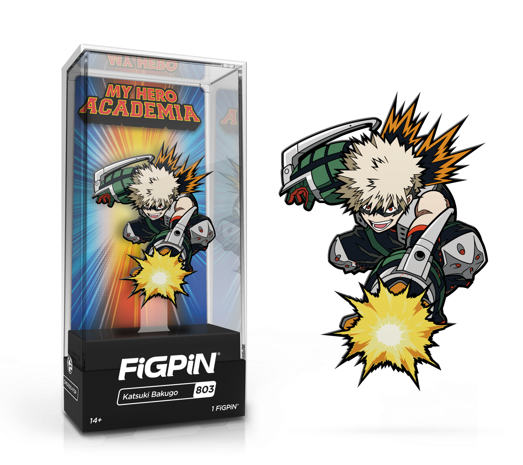 FiGPiN: My Hero Academia - Katsuki Bakugo (803) by THE MIGHTY HOBBY SHOP