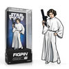 FiGPiN Star Wars Princess Leia collectible pin from A New Hope, featuring detailed design and iconic character imagery.