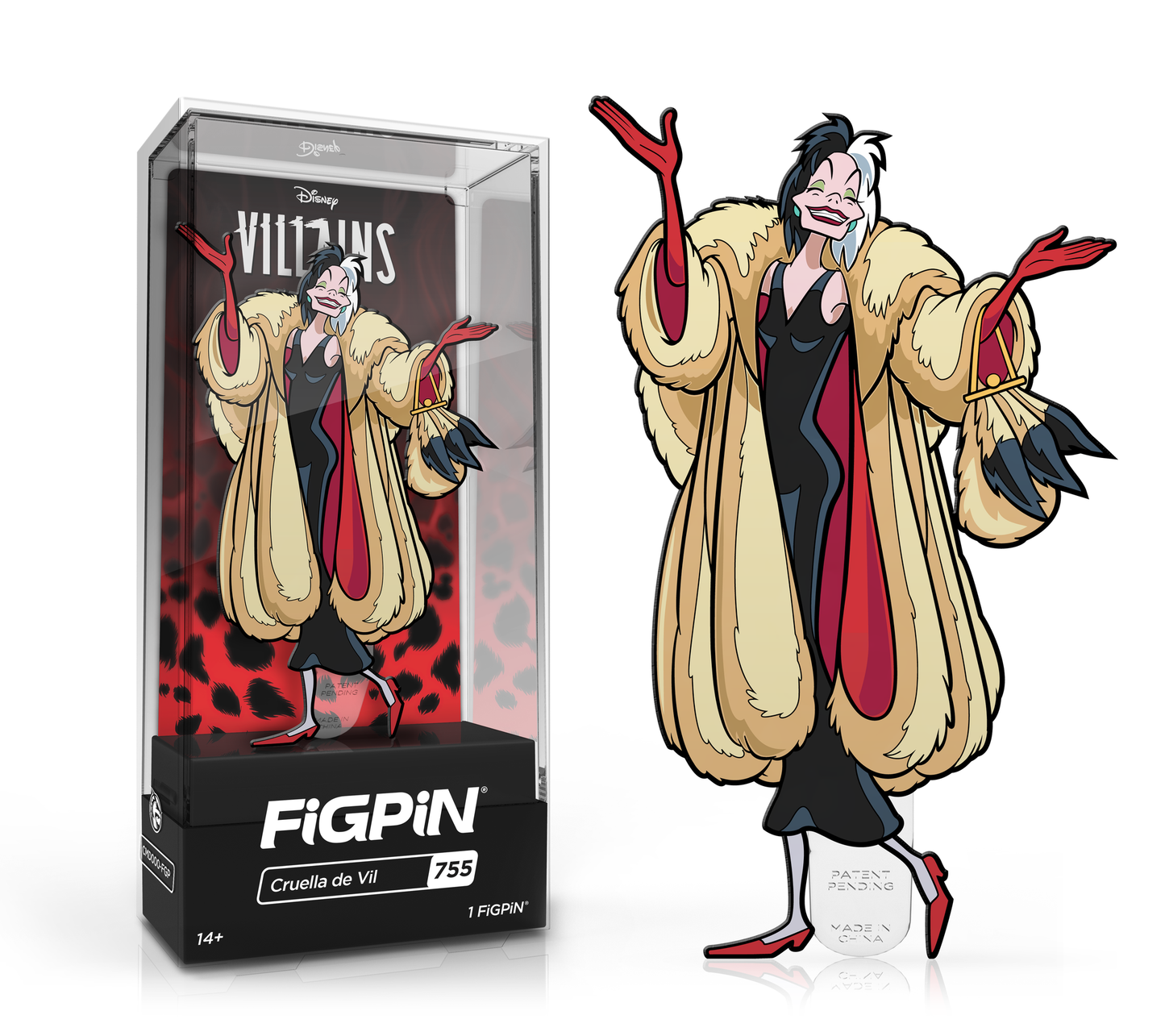 FiGPiN: Disney Villains - Cruella de Vil #755