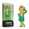 Limited edition FiGPiN featuring Edna Krabappel from The Simpsons, collectible enamel pin with detailed design.