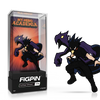 FiGPiN My Hero Academia Fumikage Tokoyami collectible pin featuring detailed design and vibrant colors on a white background.