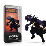 FiGPiN My Hero Academia Fumikage Tokoyami collectible pin featuring detailed design and vibrant colors on a white background.