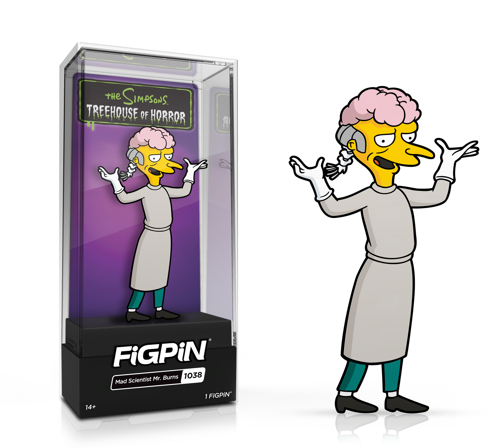 FiGPiN: The Simpsons - Mad Scientist Mr. Burns (1038) by THE MIGHTY HOBBY SHOP