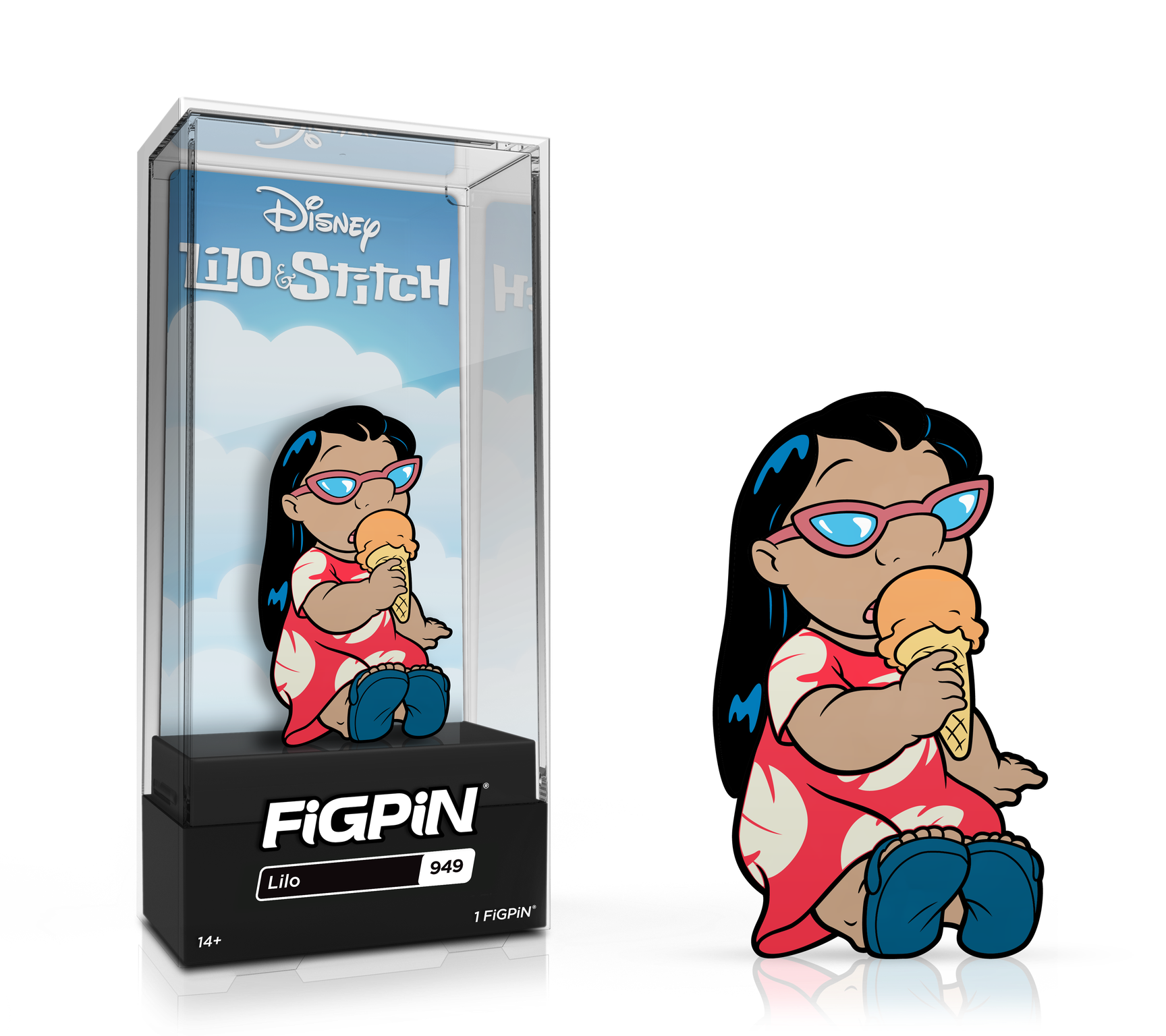 FiGPiN: Disney: Stitch- Lilo (949) by THE MIGHTY HOBBY SHOP