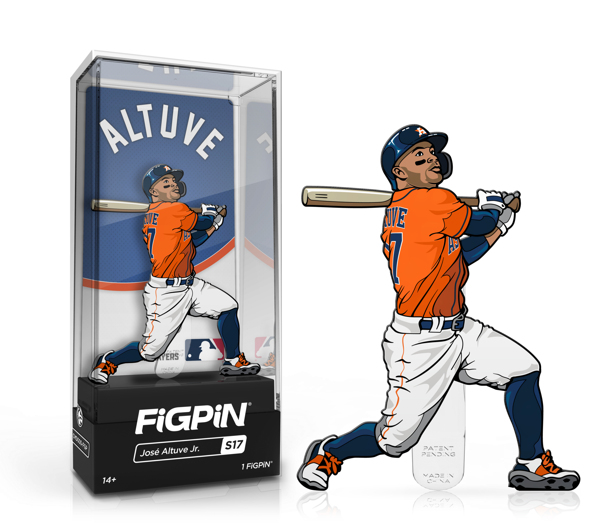 FiGPiN: MLB™ - Houston Astros™ - Jose Altuve (S17) by THE MIGHTY HOBBY SHOP