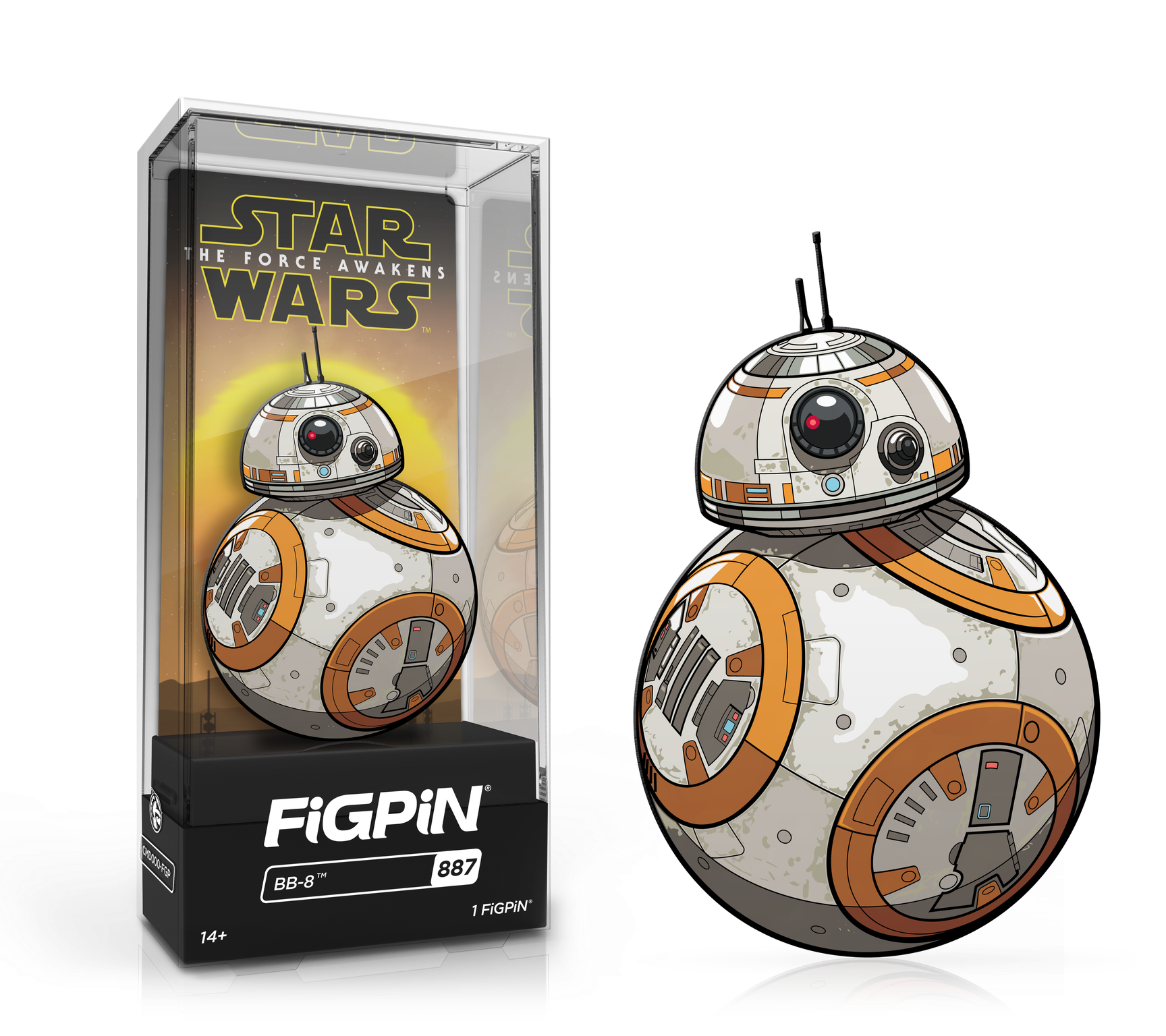 FiGPiN: Star Wars™ : The Force Awakens™ - BB-8™ (887) by THE MIGHTY HOBBY SHOP