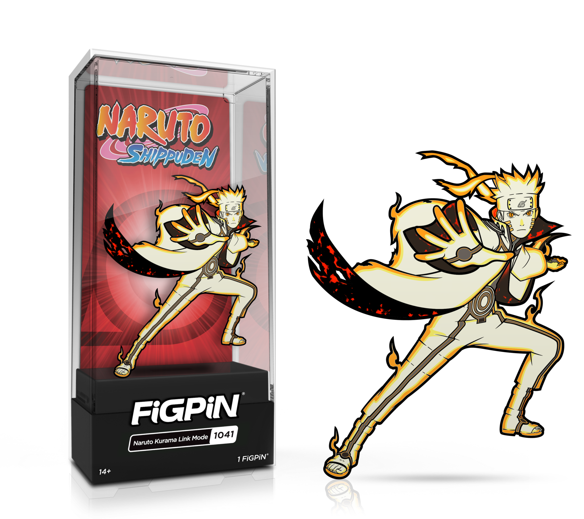 FiGPiN - Naruto Shippuden - Naruto Kurama Link Mode (1041) by THE MIGHTY HOBBY SHOP