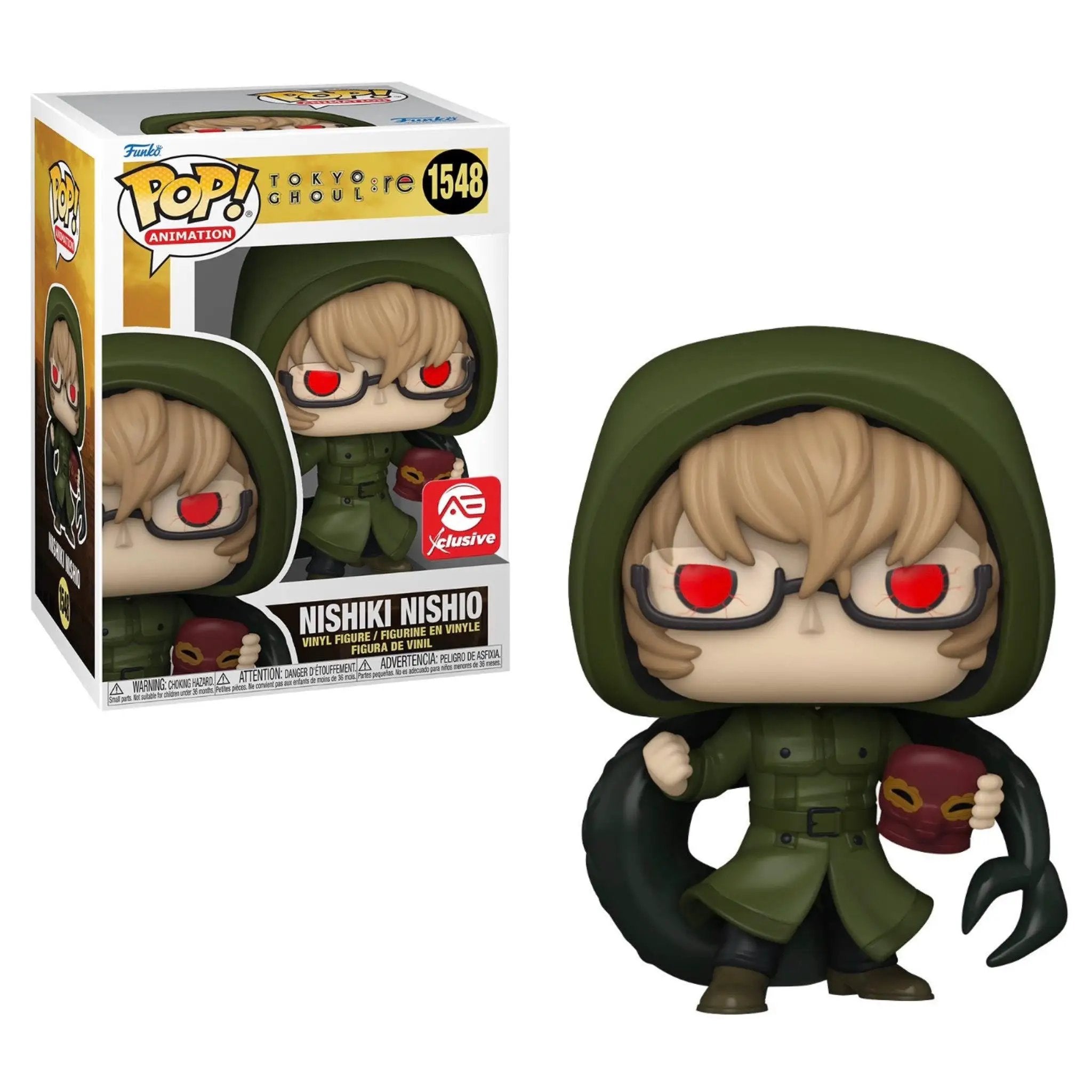 Pop! Animation Nishiki Nishio figure from TG:re by THE MIGHTY HOBBY SHOP, featuring detailed design and vibrant colors.