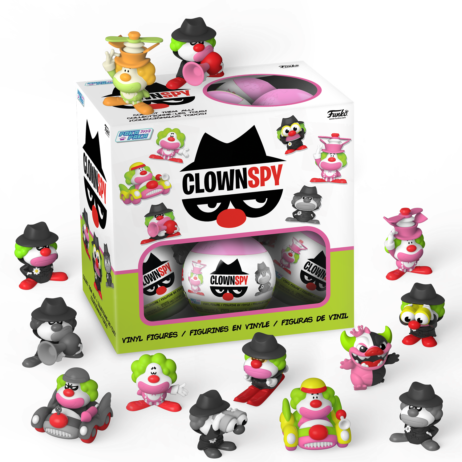 Paka Paka: ClownSpy Mini-Figure by THE MIGHTY HOBBY SHOP