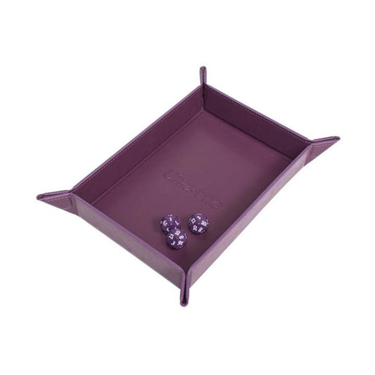 Vivid Magnetic Foldable Dice Tray - Midnight Plum