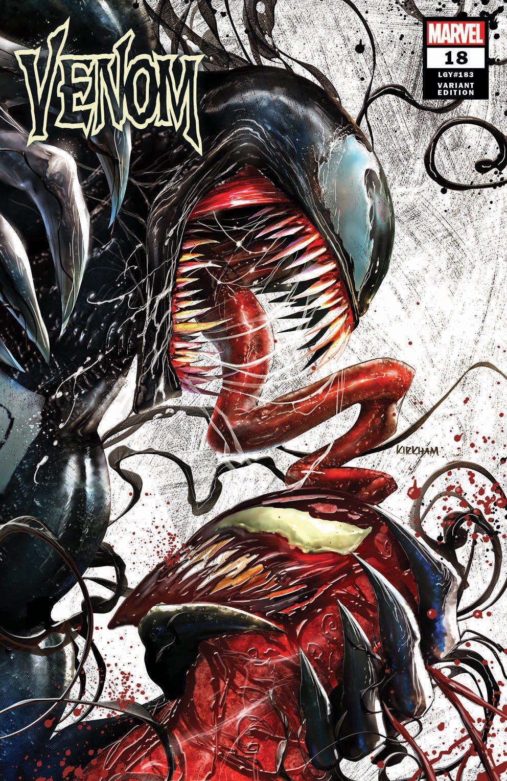 VENOM #18 TYLER KIRKHAM EXCLUSIVE VAR AC (10/09/2019) by Unknown Comic Books