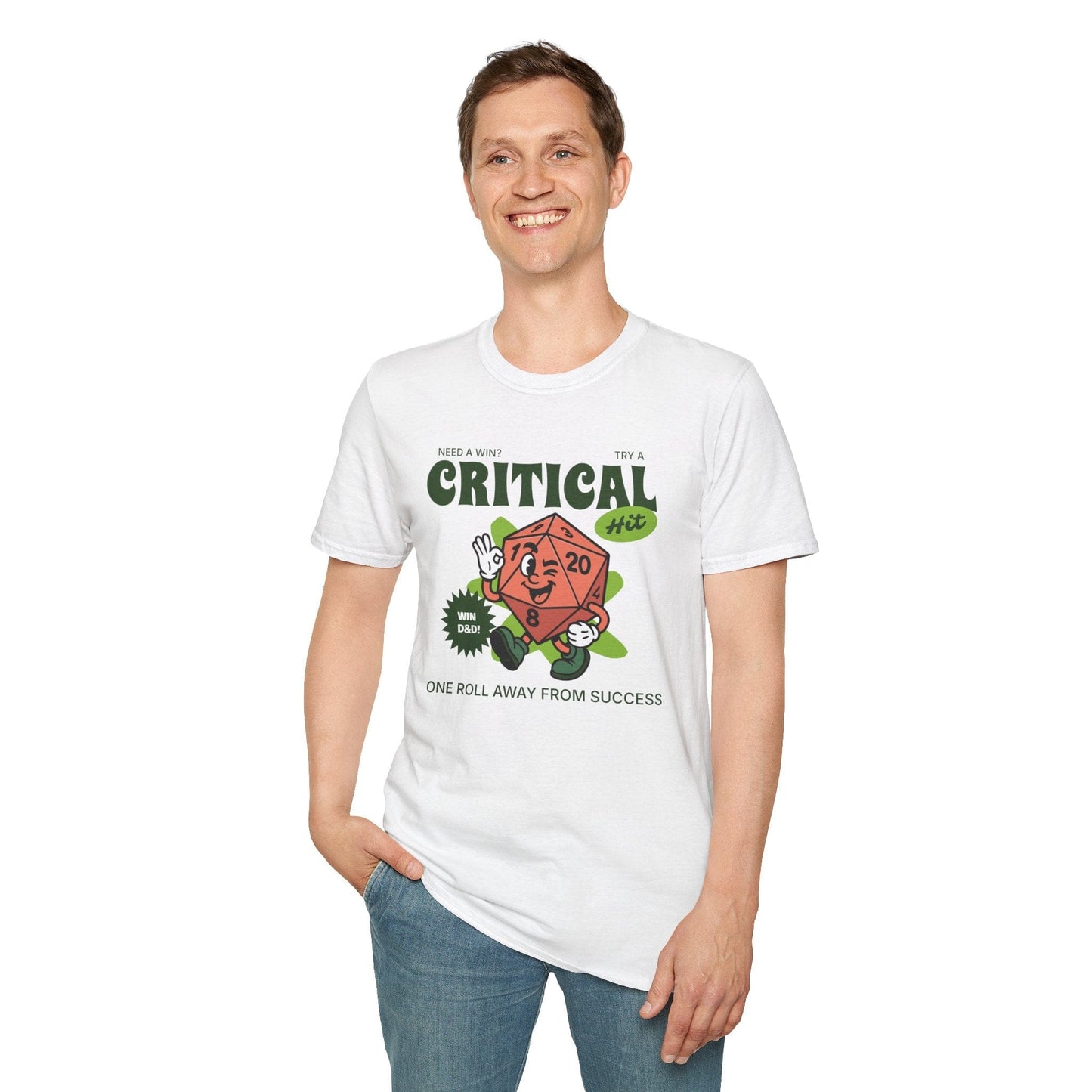 Vintage D20 Critical Hit T-Shirt