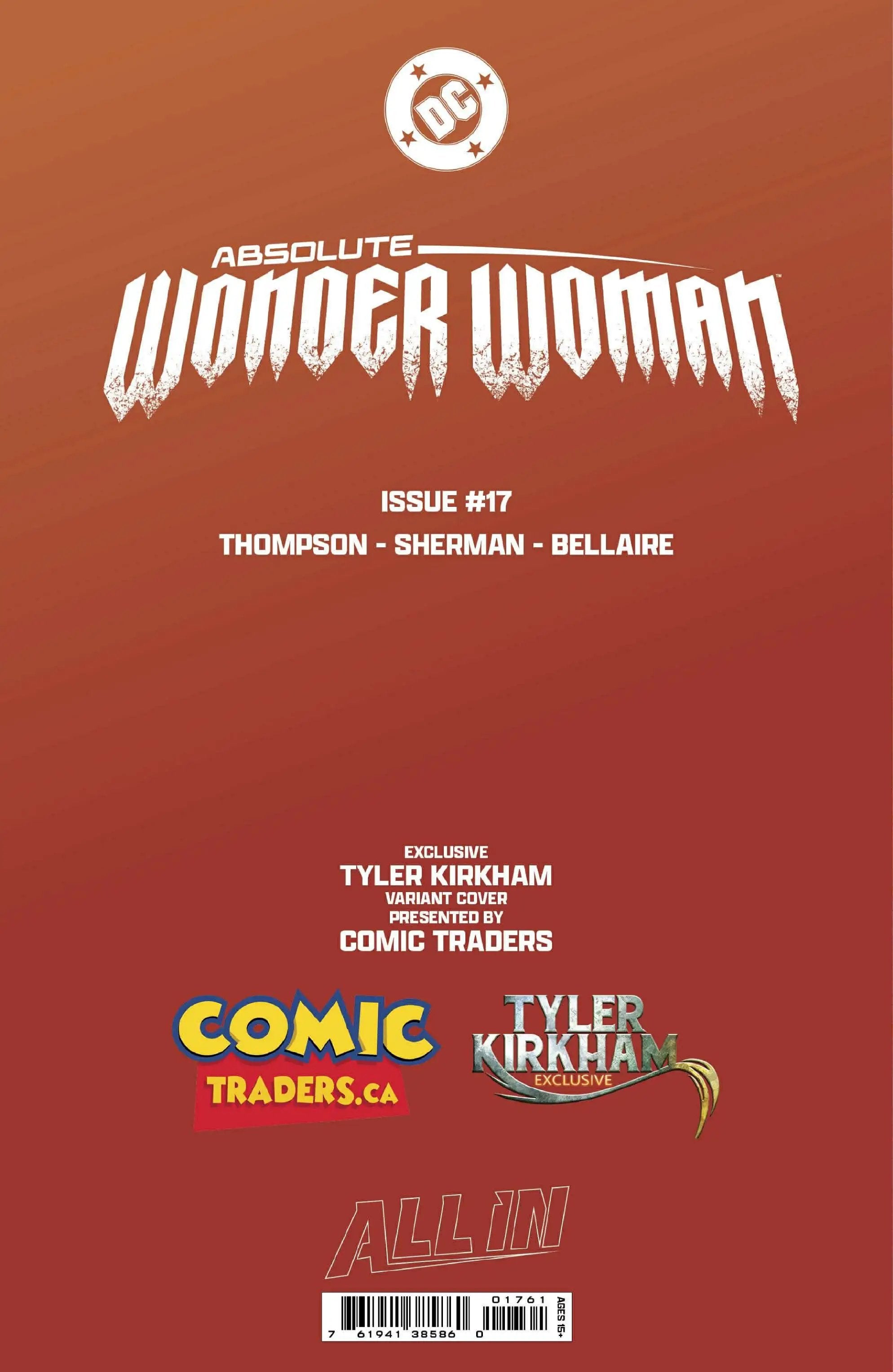 ABSOLUTE WONDER WOMAN #17 TYLER KIRKHAM Megacon 2026 EXCLUSIVE VIRGIN VAR (02/25/2026) by Unknown Comic Books