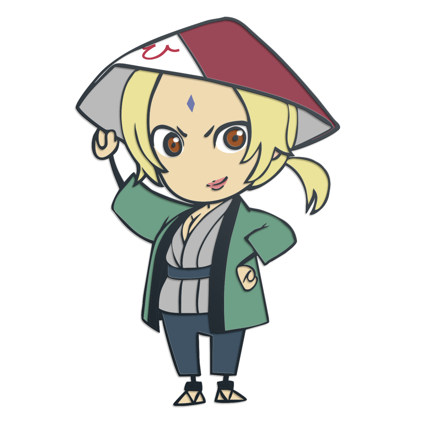 Naruto Shippuden: Tsunade Pin by THE MIGHTY HOBBY SHOP