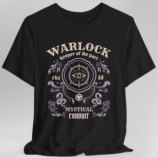 Warlock Class Vintage Label T-Shirt