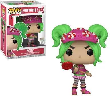 Pop! Games Fortnite Zoey figure from THE MIGHTY HOBBY SHOP, featuring her signature outfit and detailed design, in collectible figure style.